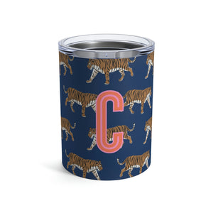 Tiger Single Initial Small Tumbler