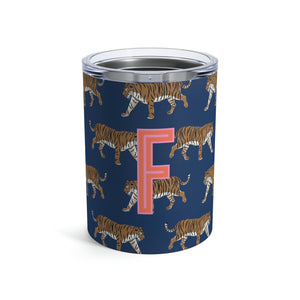 Tiger Single Initial Small Tumbler