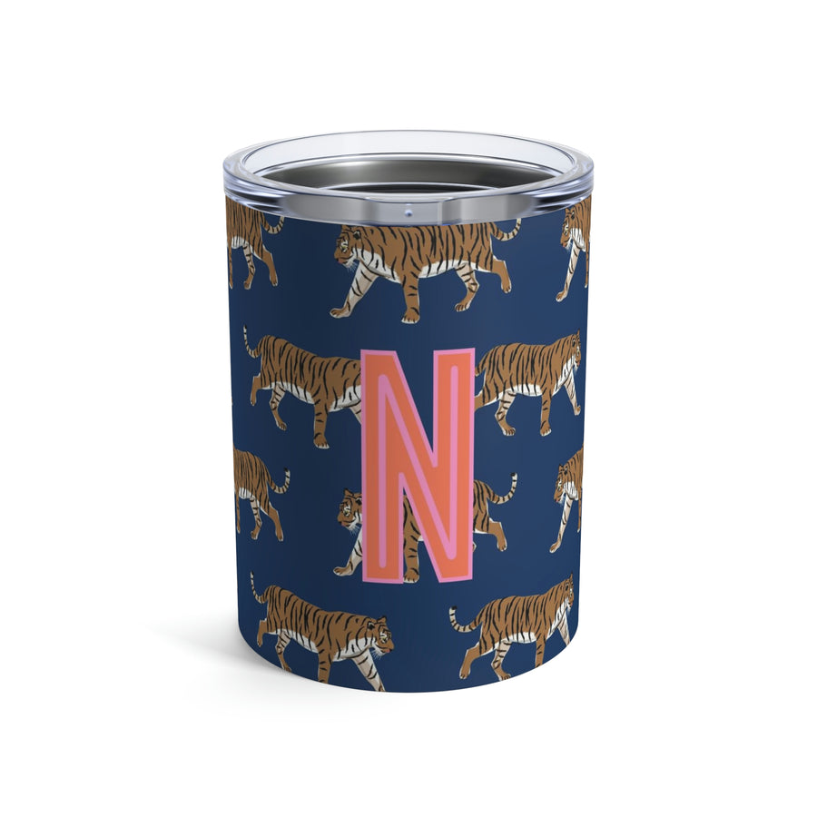 Tiger Single Initial Small Tumbler