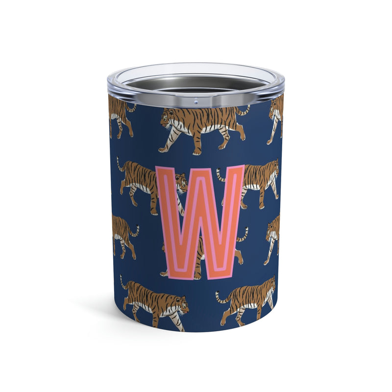 Tiger Single Initial Small Tumbler