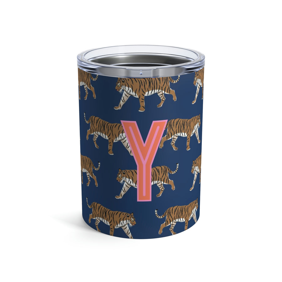 Tiger Single Initial Small Tumbler