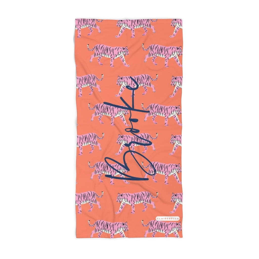 Tiger Beach Towel