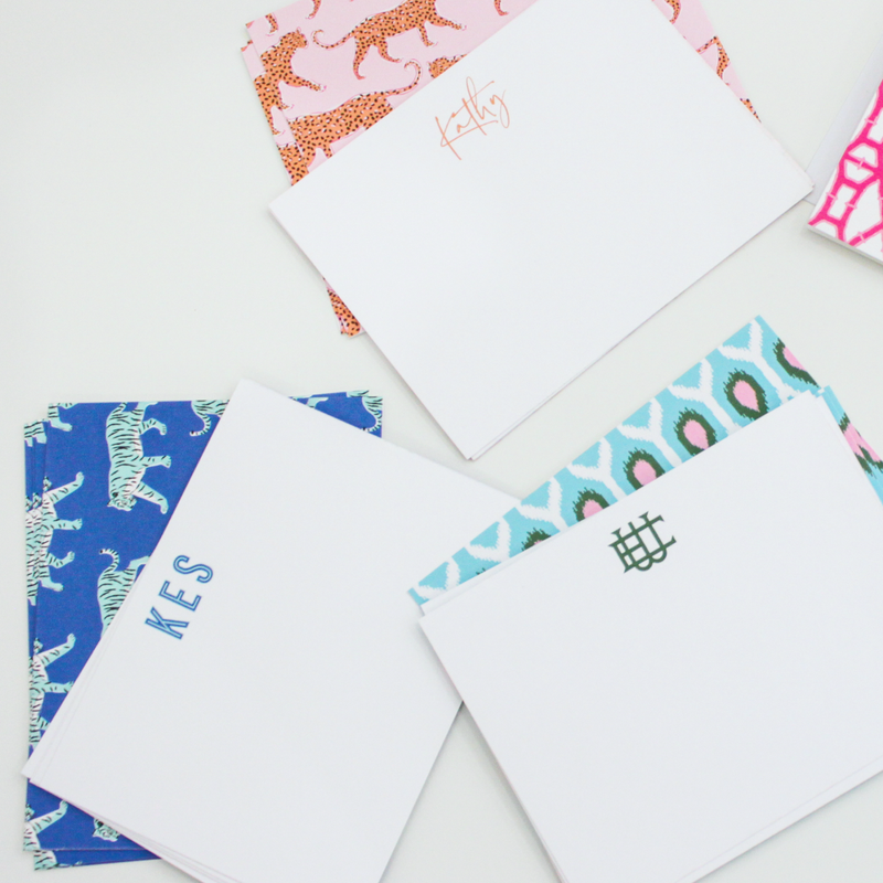 Tropical Flat Notecard Set