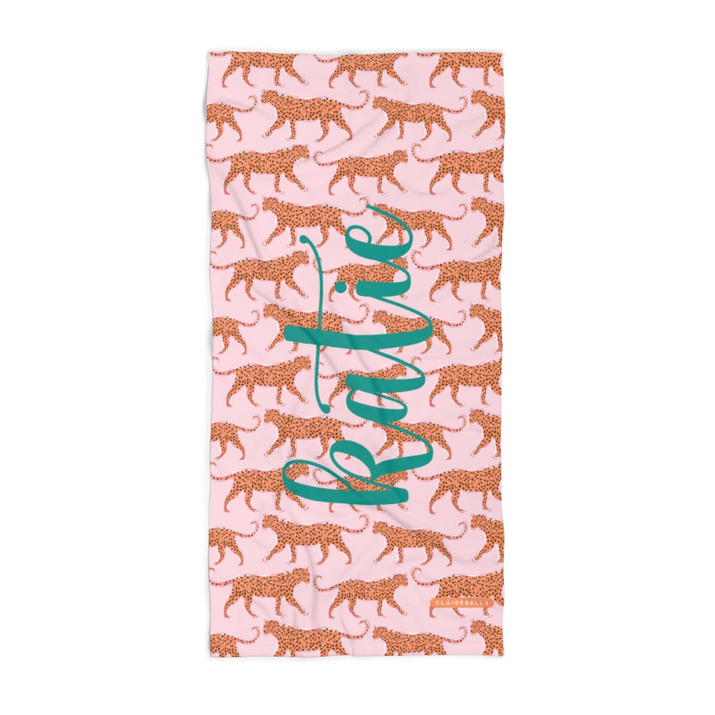 Leopard Beach Towel