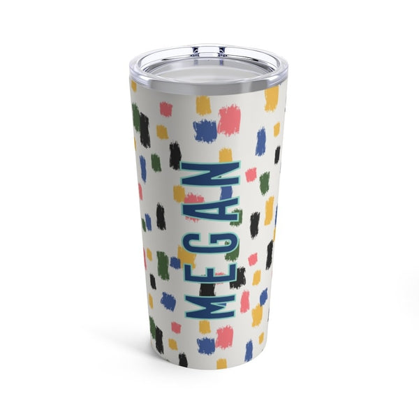 Come On Get Happy, Confetti Ivory Tumbler