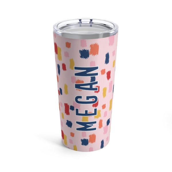 Come On Get Happy, Confetti Pink Tumbler