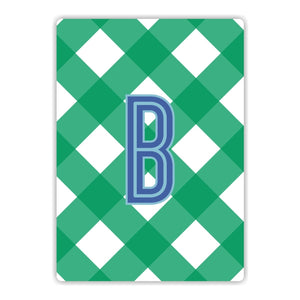 Playing Cards - Gingham Monogrammed