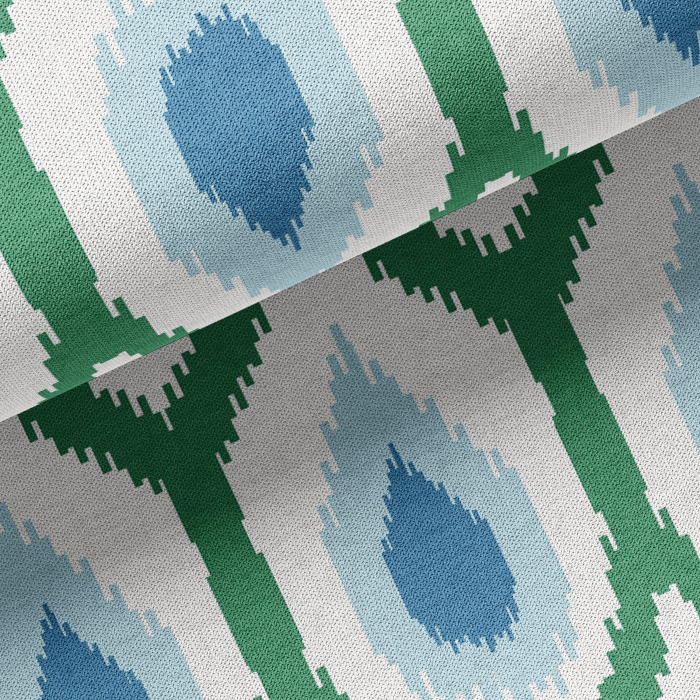 Ikat Fabric - Colorful Textures