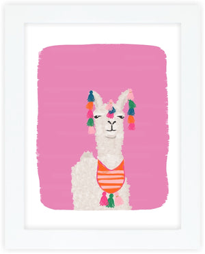 Llama l Art Print