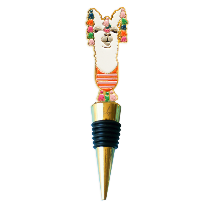 Llama Wine Bottle Stopper