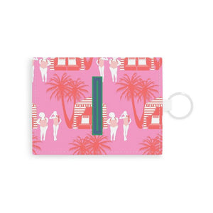 Cabana Single Initial Card Case with Your Initial