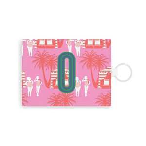 Cabana Single Initial Card Case with Your Initial