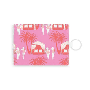 Cabana Single Initial Card Case with Your Initial