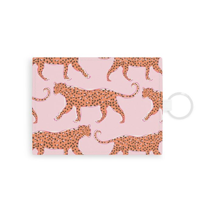 Tiger/Leopard Single Initial Card Case