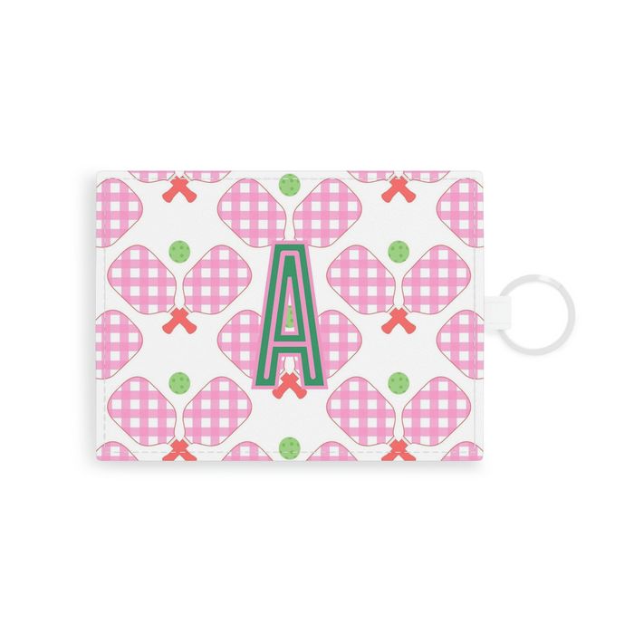 Pickleball Single Initial Card Case