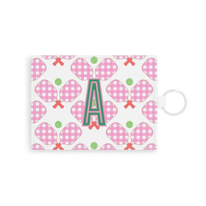 Pickleball Single Initial Card Case