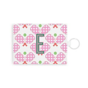 Pickleball Single Initial Card Case