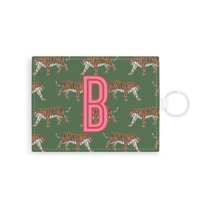 Tiger Single Initial Card Case