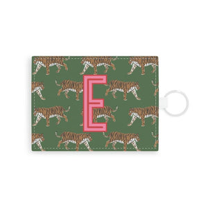 Tiger Single Initial Card Case