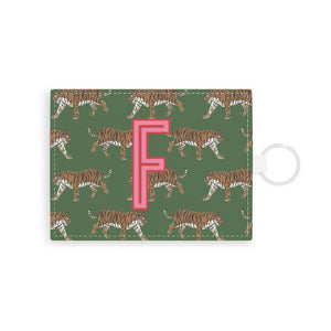 Tiger Single Initial Card Case