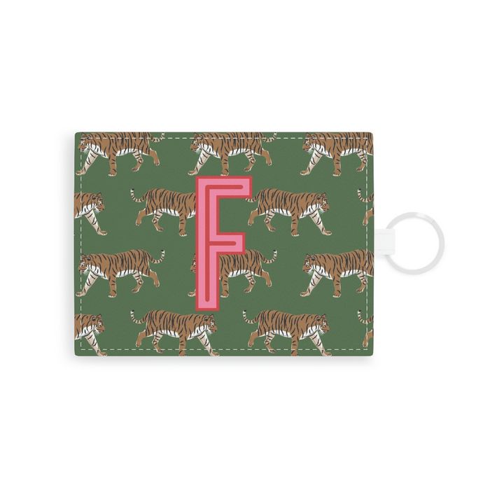 Tiger Single Initial Card Case