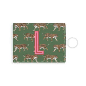 Tiger Single Initial Card Case