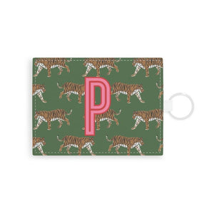 Tiger Single Initial Card Case