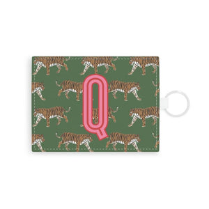 Tiger Single Initial Card Case