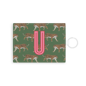 Tiger Single Initial Card Case