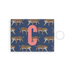 Tiger Single Initial Card Case