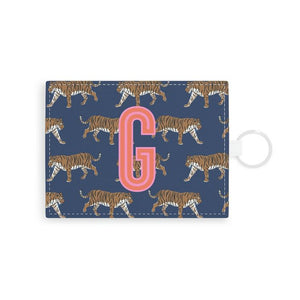 Tiger Single Initial Card Case