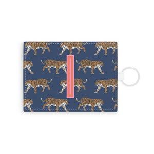 Tiger Single Initial Card Case