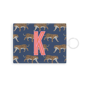 Tiger Single Initial Card Case