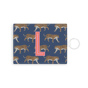 Tiger Single Initial Card Case