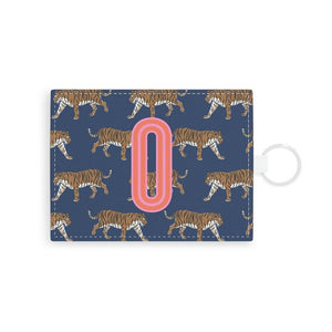 Tiger Single Initial Card Case