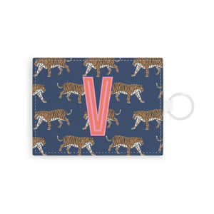 Tiger Single Initial Card Case