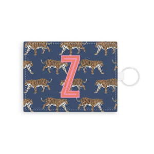 Tiger Single Initial Card Case