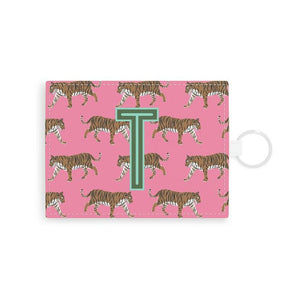 Tiger Single Initial Card Case