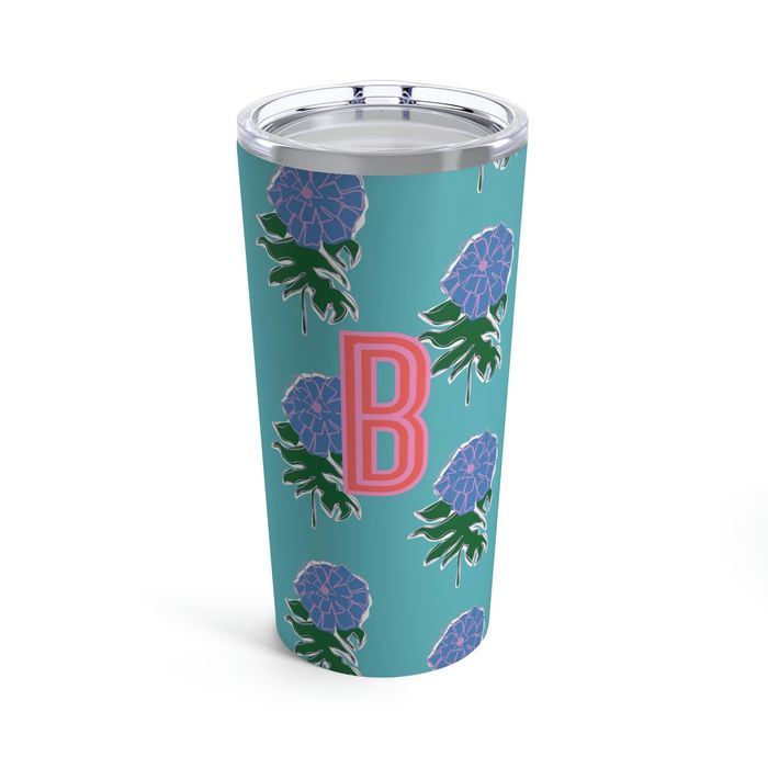 Kyra Single Initial Large Tumbler