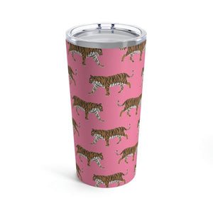 Tiger Single Initial Large Tumbler