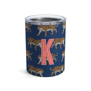 Tiger Single Initial Small Tumbler