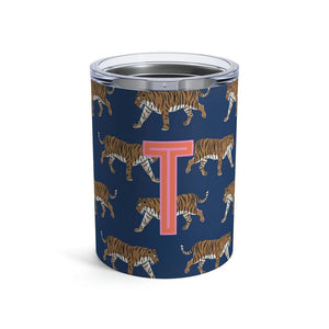 Tiger Single Initial Small Tumbler