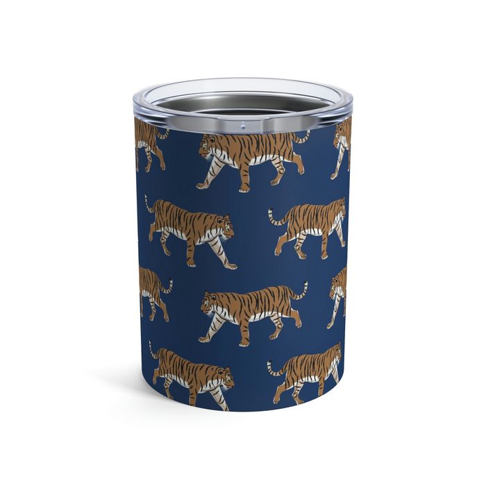 Tiger Single Initial Small Tumbler