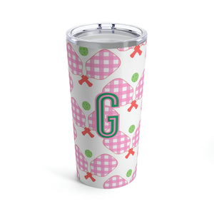 Pickleball Single Initial Large Tumbler