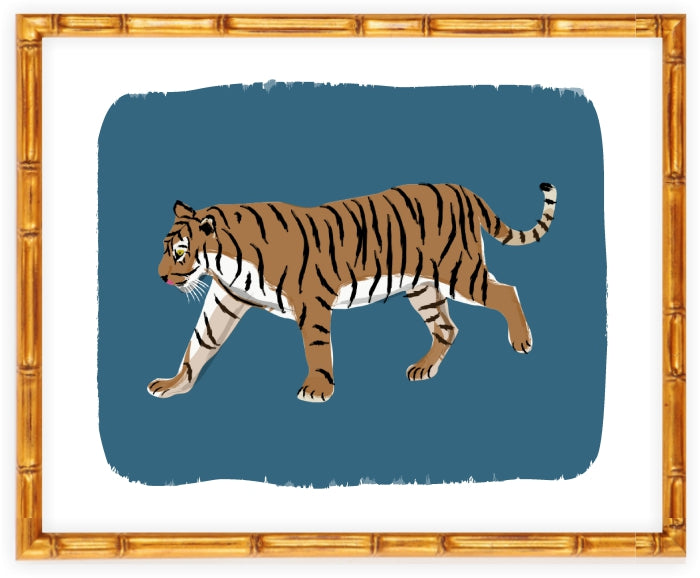 Walking Tiger Art Print